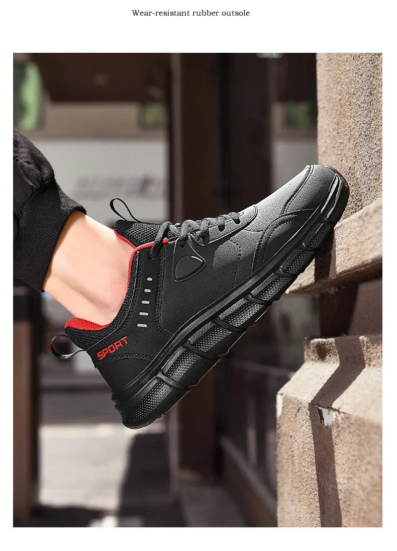 Skechers Shoes Men Sequins Canvas Non-Casual Leather Teenage Sneakers Height-High Working Shoes Fitness Fashion Tennis Bascket