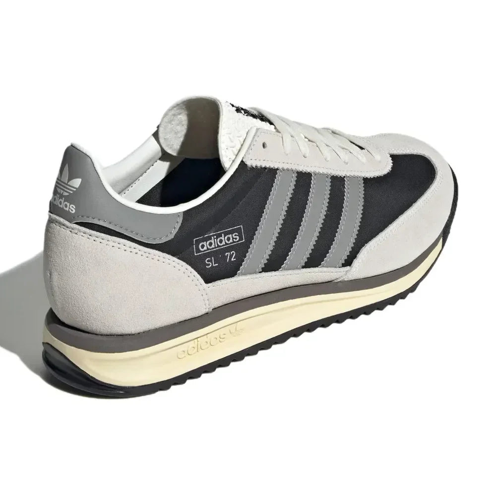 Adidas Original SL 72 RS Low Top Breathable Running Shoes Men's and Women's Casual Sneakers Gray Black