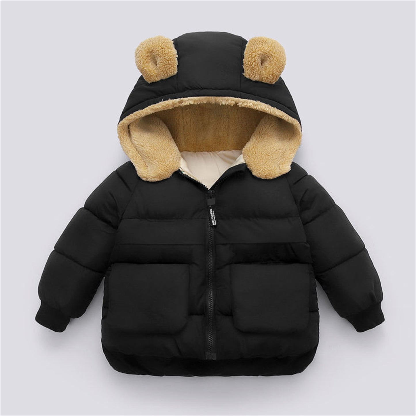 1-5 Years Down Children Parka Infant Kids Jackets Coat Outwear Cute Bear Ear Hooded Winter Clothes Baby Boys Girls Cotton Jacket