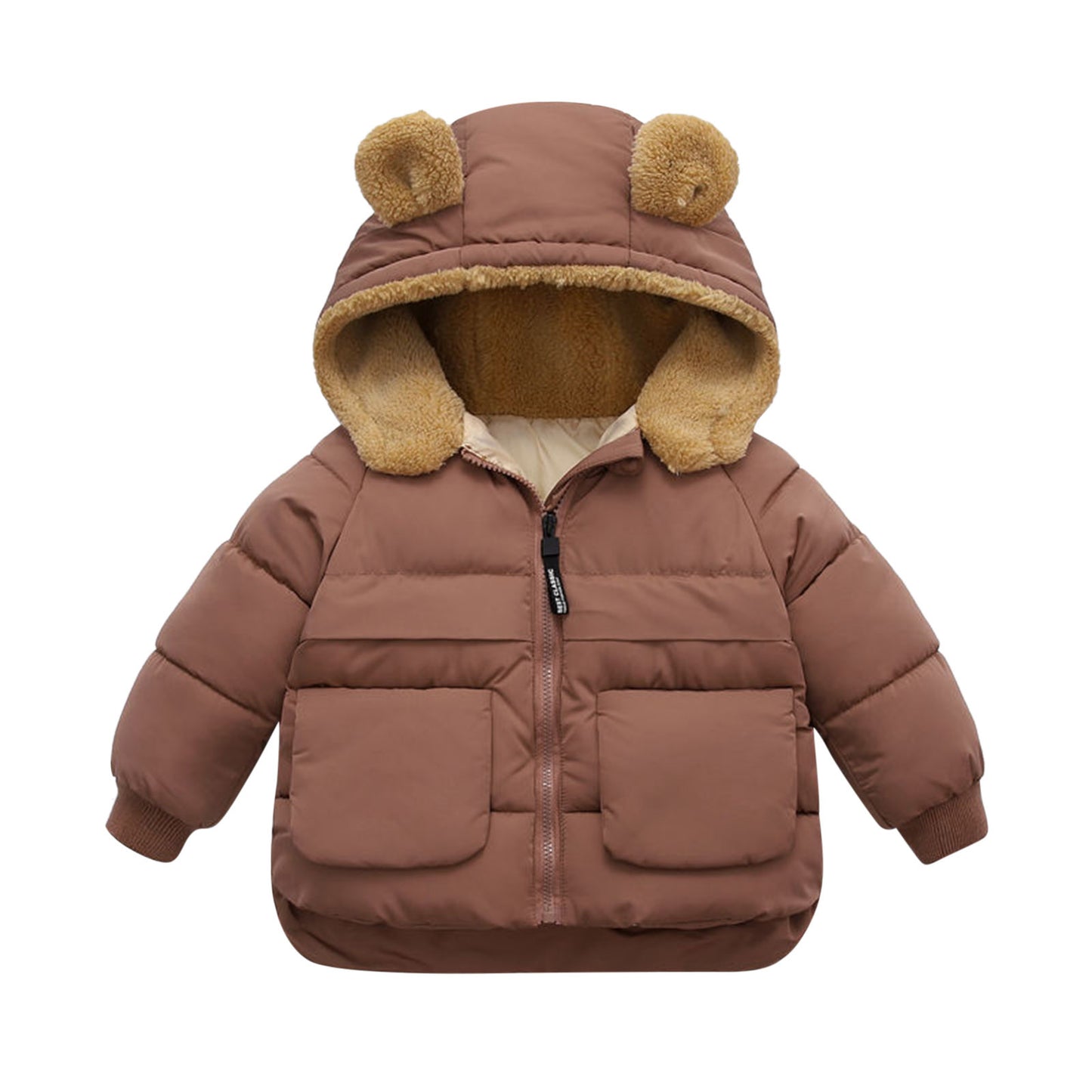 1-5 Years Down Children Parka Infant Kids Jackets Coat Outwear Cute Bear Ear Hooded Winter Clothes Baby Boys Girls Cotton Jacket