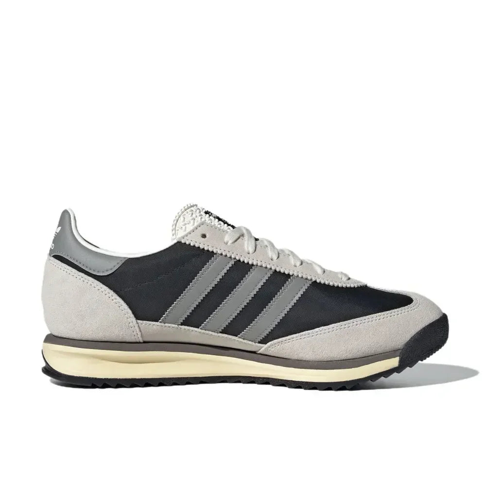 Adidas Original SL 72 RS Low Top Breathable Running Shoes Men's and Women's Casual Sneakers Gray Black