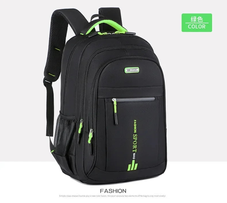 Men's Backpacks Oxford Waterproof Rucksack Business Computer Bag Casual Travel Backpack Senior High School Student Schoolbag