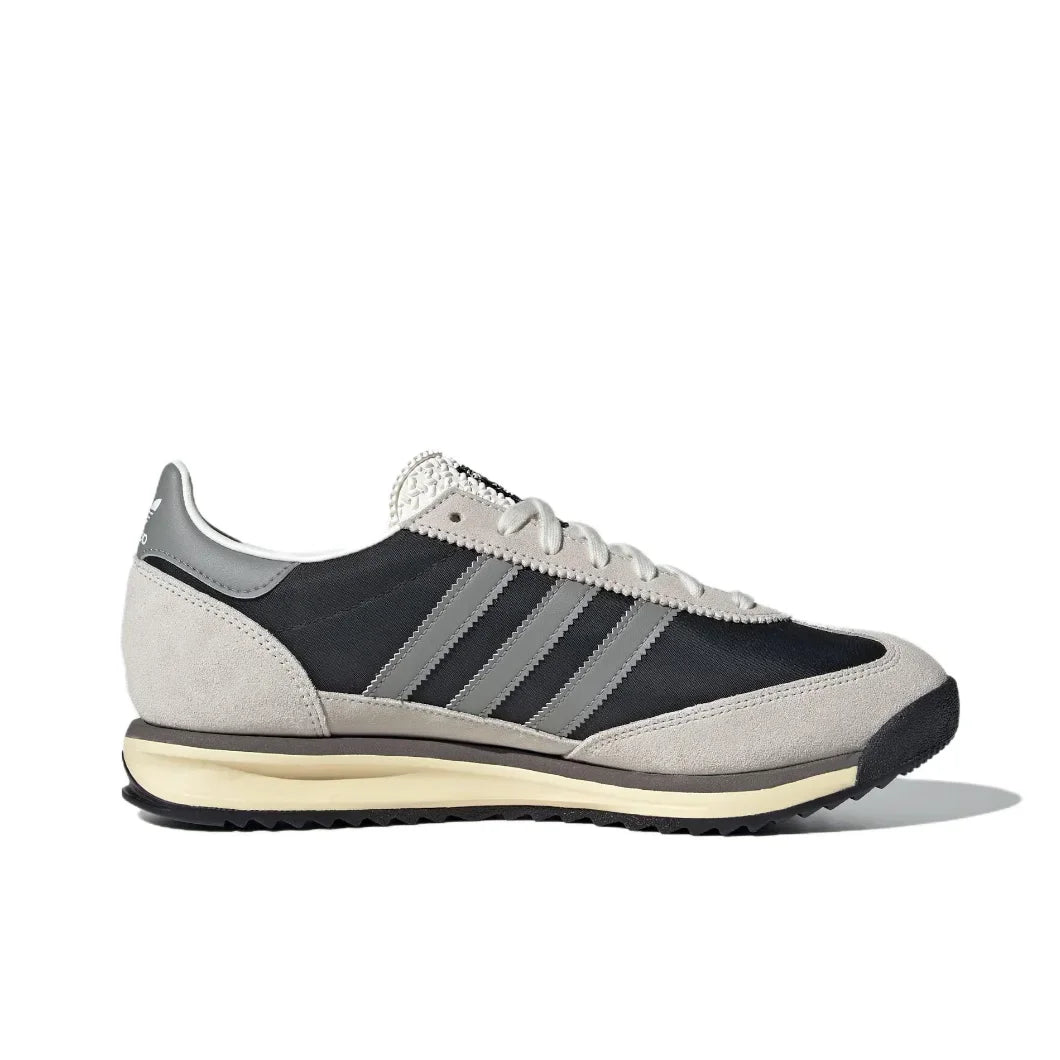 Adidas Original SL 72 RS Low Top Breathable Running Shoes Men's and Women's Casual Sneakers Gray Black