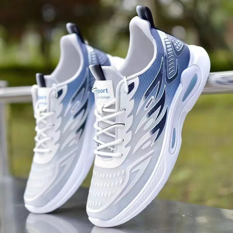 Men's Shoes 2024 New Fashion and Trendy Mesh Sports and Casual Shoes Student Soft Sole Comfortable Running Shoes