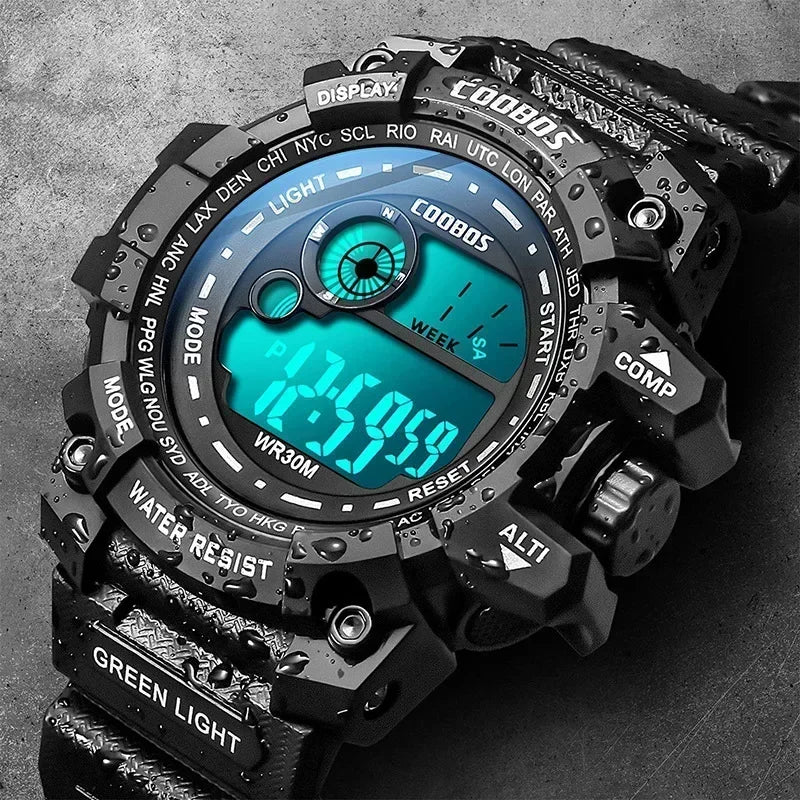 G-Style Men LED Digital Watches Luminous Sport Waterproof Watches For Man Date Army Military Clock erkek kol saati часы мужские