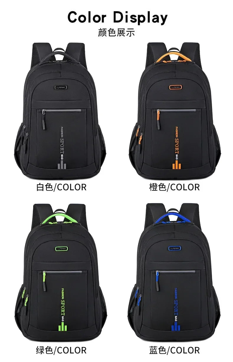 Men's Backpacks Oxford Waterproof Rucksack Business Computer Bag Casual Travel Backpack Senior High School Student Schoolbag