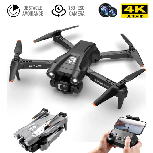 Z908 Pro Drone Professional 4K HD Camera Mini4 Dron Optical Flow Localization Three Sided Obstacle Avoidance Quadcopter Toy Gift