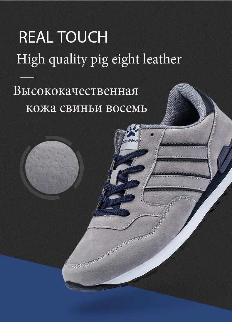 Men's Sneakers Artificial Leather Men Casual Shoes High Quality Shoes For Men 2022 New Breathable Male Tennis Zapatillas Hombre