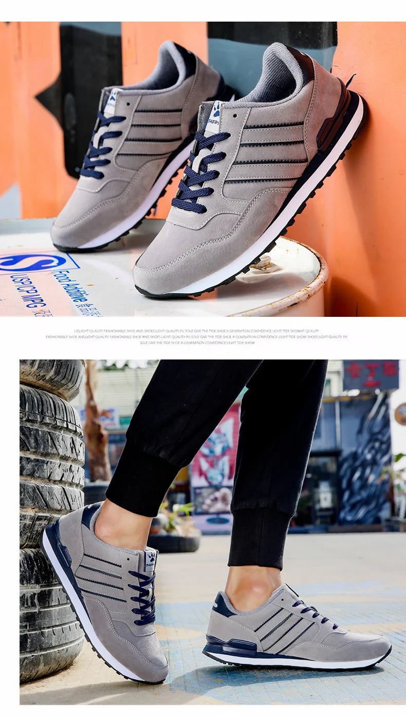 Men's Sneakers Artificial Leather Men Casual Shoes High Quality Shoes For Men 2022 New Breathable Male Tennis Zapatillas Hombre