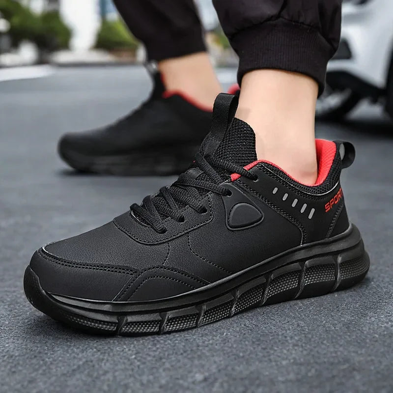 Skechers Shoes Men Sequins Canvas Non-Casual Leather Teenage Sneakers Height-High Working Shoes Fitness Fashion Tennis Bascket