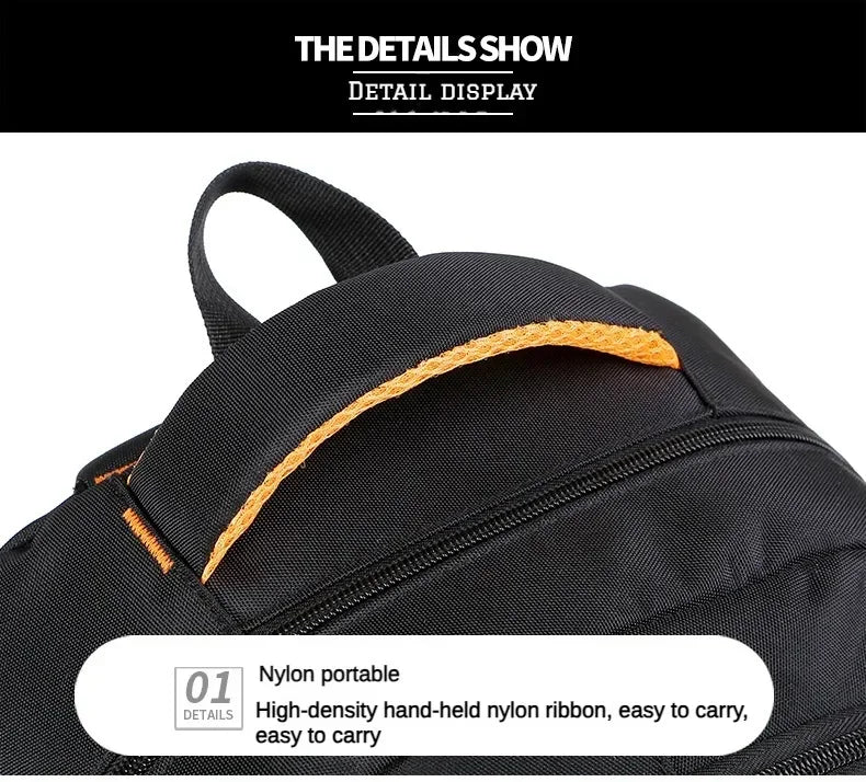 Men's Backpacks Oxford Waterproof Rucksack Business Computer Bag Casual Travel Backpack Senior High School Student Schoolbag